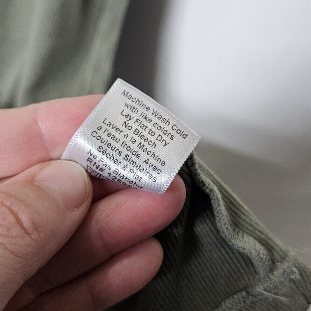 Beyond Yoga‎ Tank Top Olive Green Ribbed Racerback Athletic Activewear Casual L - Picture 7 of 9